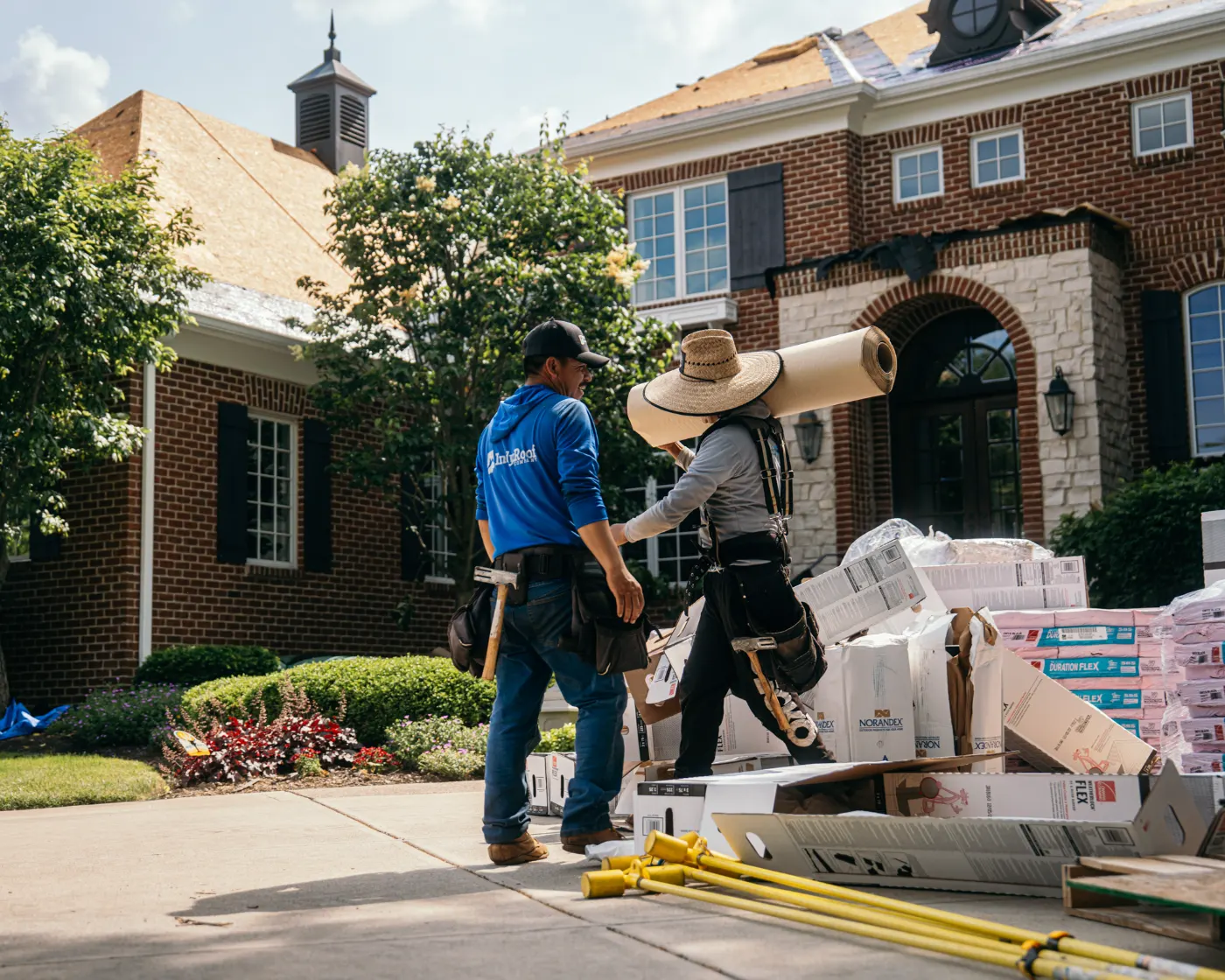 Commercial roof inspection documented in Cartersburg